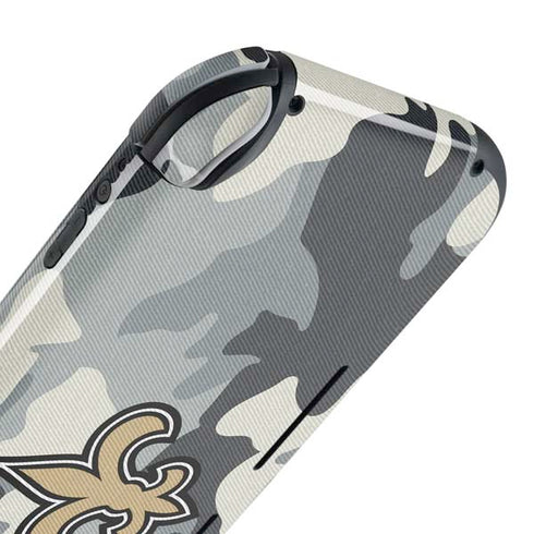 NFL New Orleans Saints Camo Nintendo Switch Lite Skin